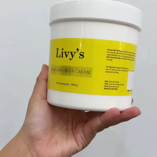 Kem Body Livy's 1kg - Kem Dưỡng Sáng Da Toàn Thân Livy
