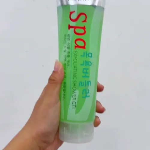 Tẩy Tế Bào Chết Body Spa Exfoliating Shower Gel GoPerfect Bản Trung Màu Xanh Lá 300ml