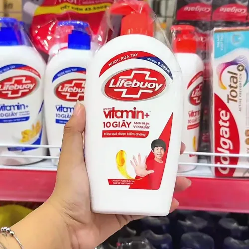 Nước Rửa Tay Lifebuoy Bảo Vệ Vượt Trội Chai 450g  - Chai Đỏ