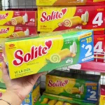 Bánh Solite Vị Lá Dứa - Bánh Bông Lan Cuộn Kem Vị Lá Dứa Solite 360g (18+2)