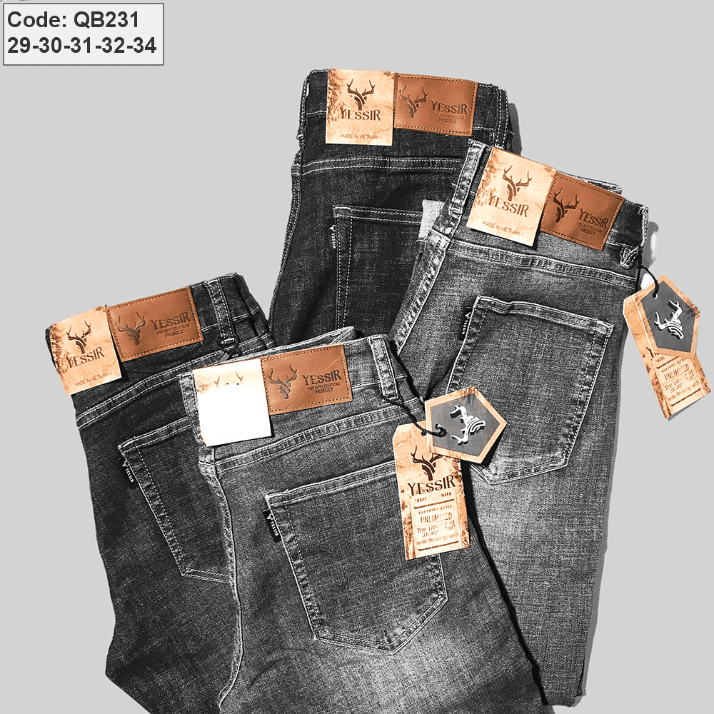 Xưởng sỉ quần jean dài nay ống suông hàng vnxk 19046 Quần Jean dài nay ống suông hàng VNXK 19046