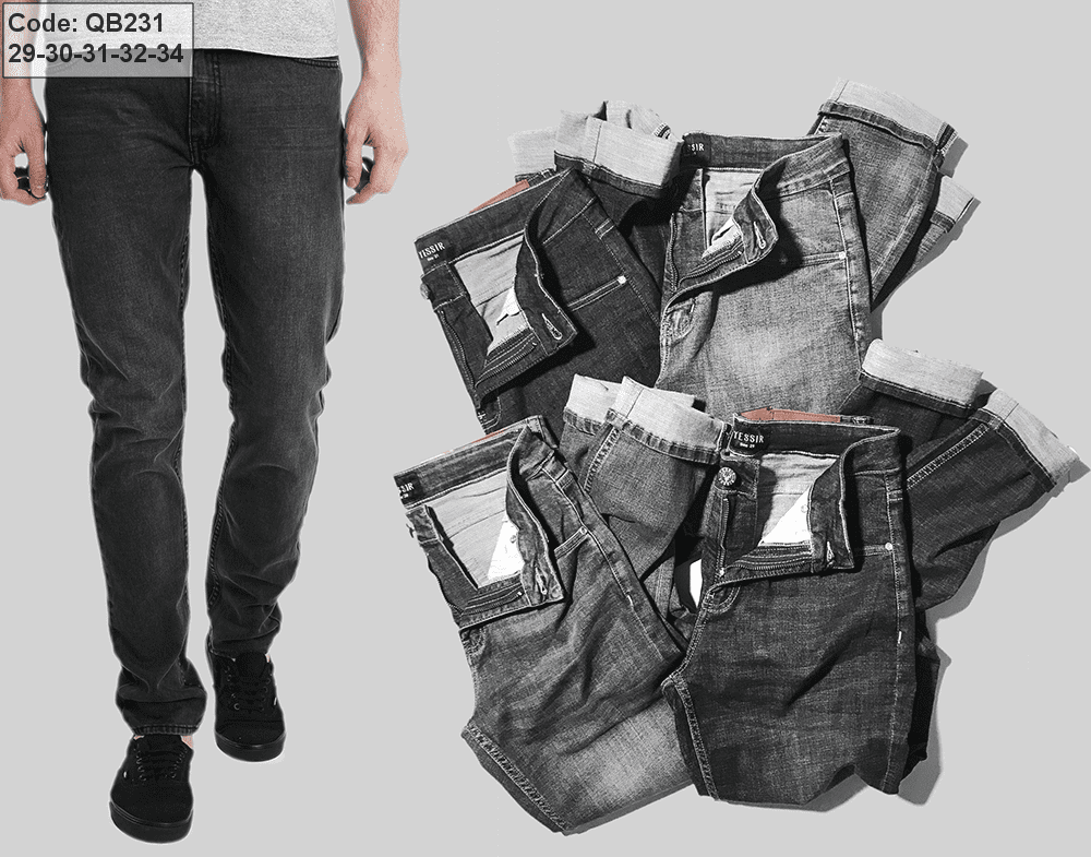 Xưởng sỉ quần jean dài nay ống suông hàng vnxk 19046 Quần Jean dài nay ống suông hàng VNXK 19046