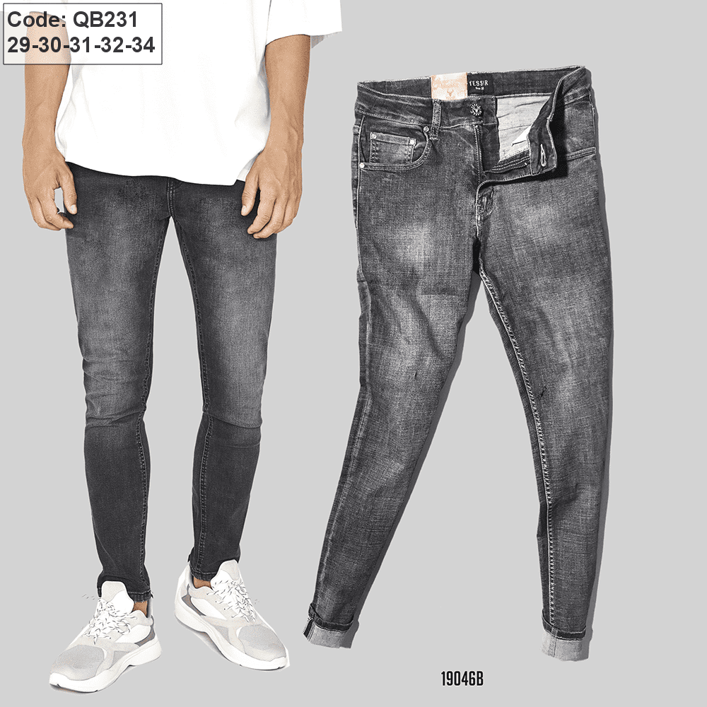 Xưởng sỉ quần jean dài nay ống suông hàng vnxk 19046 Quần Jean dài nay ống suông hàng VNXK 19046