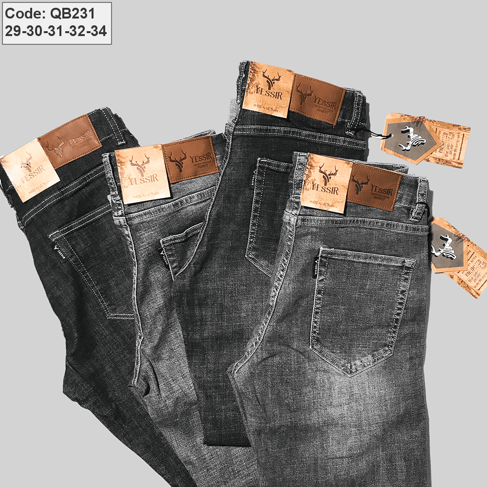 Xưởng sỉ quần jean dài nay ống suông hàng vnxk 19046 Quần Jean dài nay ống suông hàng VNXK 19046