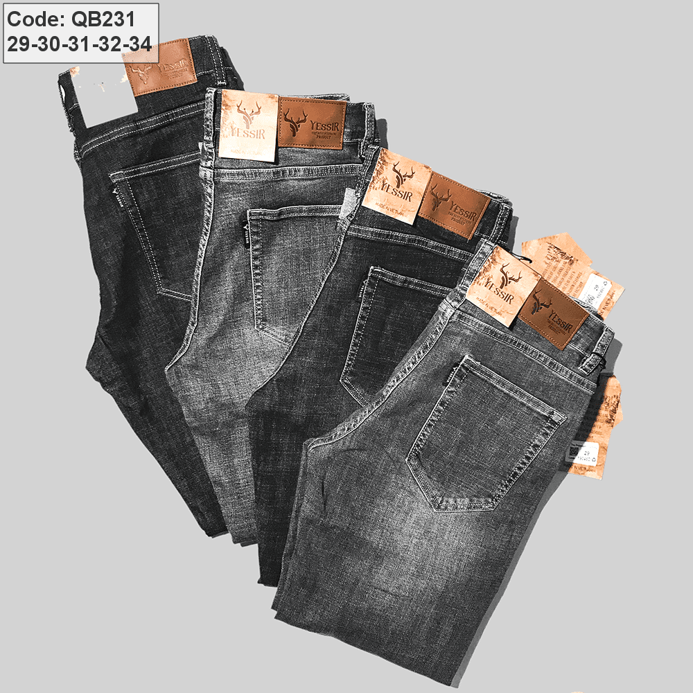 Xưởng sỉ quần jean dài nay ống suông hàng vnxk 19046 Quần Jean dài nay ống suông hàng VNXK 19046