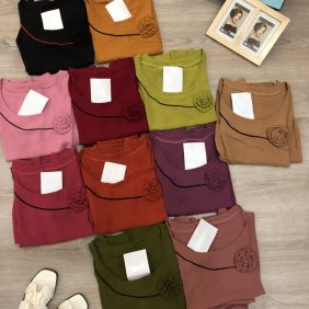 Đồ bộ nữ kết hoa quần 9 tấc đũi size 50-65kg