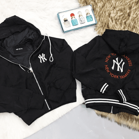 Áo khoác nữ form vừa có nón thêu logo trước sau giá sỉ