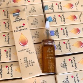 Serum Collagen X3 giúp căng bóng da