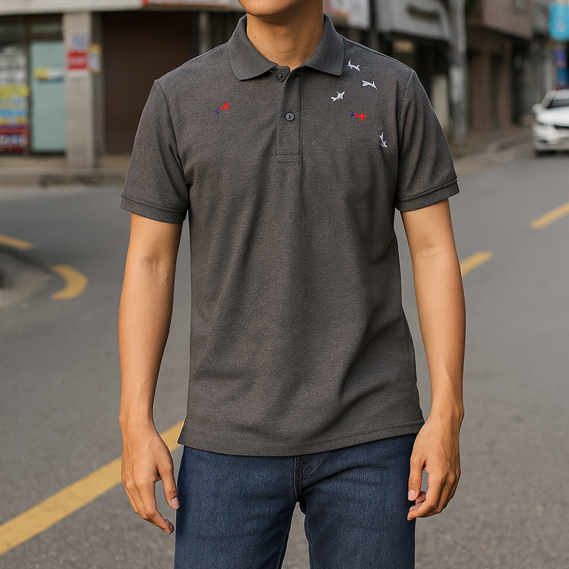 Shop sỉ áo Thun Nam Thêu Cá Mập Cao Cấp (Có Size 3XL)