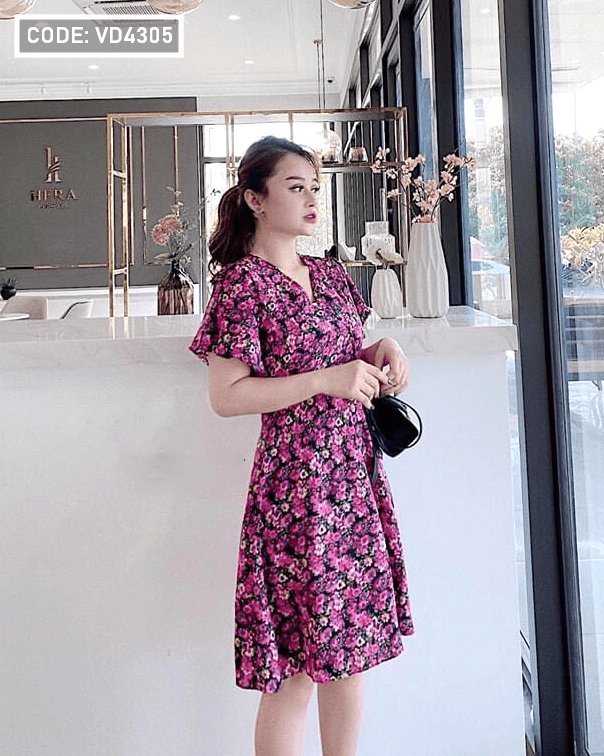Mua Váy Maxi Xanh Hoa Nhí Có Mút Ngực Đầm Hoa Nhí Dáng Suông Linh Trần  Store - S tại Hà Linh Trần Store - Sangia.Info