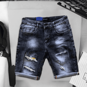 Quần short nam rách nhẹ cao cấp ms058