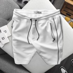 Quần short nam trơn vải nỉ
