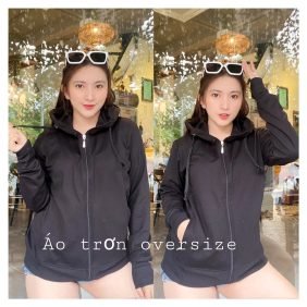 Áo khoác nữ trơn Oversize