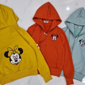 Áo khoác nữ thêu Mickey