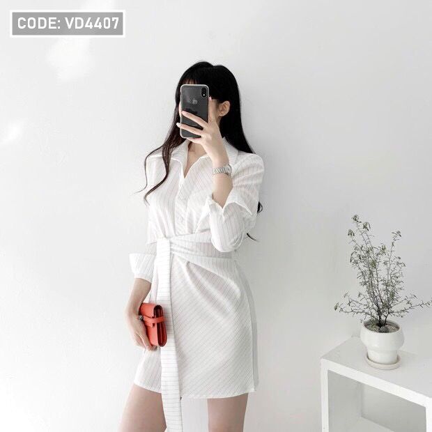 Váy ngủ nữ bigsize ULzzang tính kiểu bạn trai áo sơ mi trắng đồ ngủ ngắn  tay có túi ! | Shopee Việt Nam