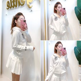 Áo khoác nữ thêu mickey tròn