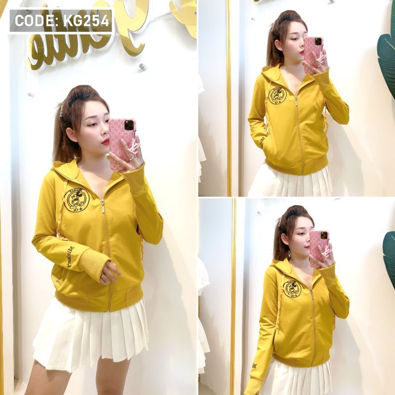 Áo khoác nữ thêu mickey tròn Áo khoác nữ thêu mickey tròn