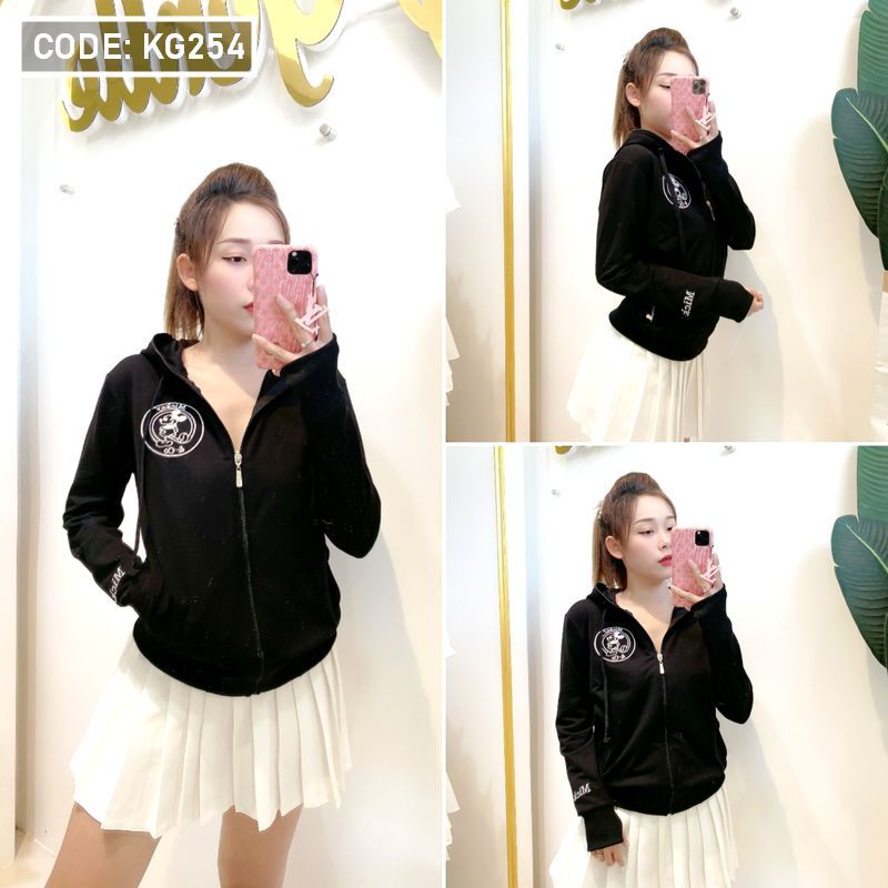 Áo khoác nữ thêu mickey tròn Áo khoác nữ thêu mickey tròn