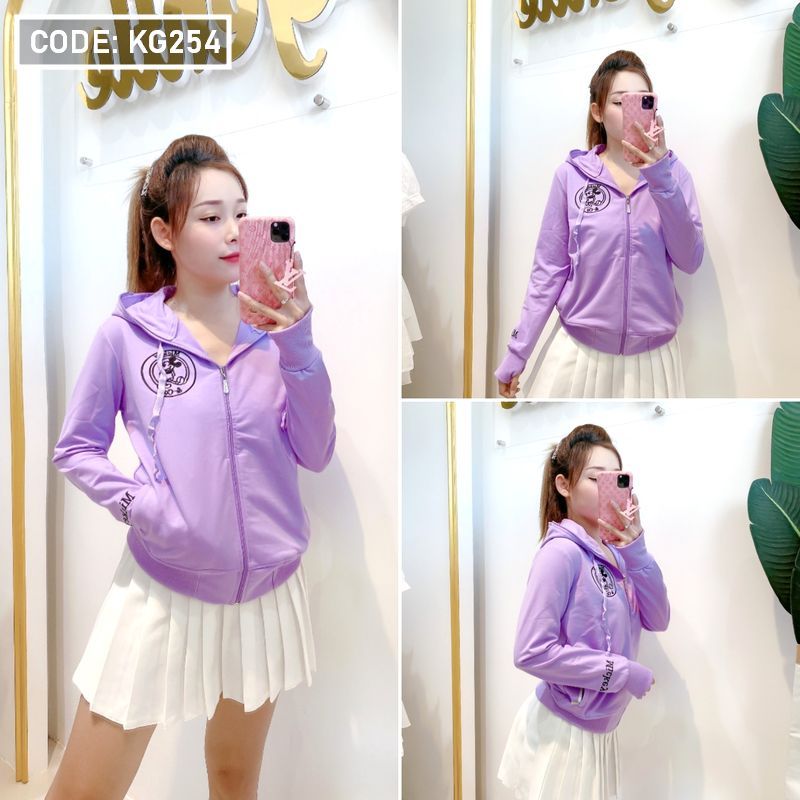 Áo khoác nữ thêu mickey tròn Áo khoác nữ thêu mickey tròn