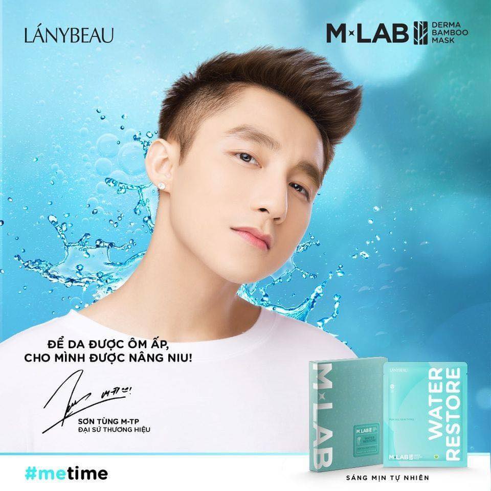 Phân phối sỉ mặt nạ M-Lab Bamboo Mask Sơn Tùng M-TP Lựa chọn của chàng nghệ sĩ tài hoa là mặt nạ M-LAB DERMA BAMBOO MASK