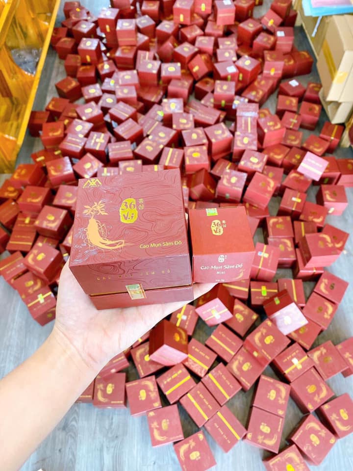 Cao mụn sâm đỏ 36 vị loại mini Cao mụn sâm đỏ 36 vị loại mini