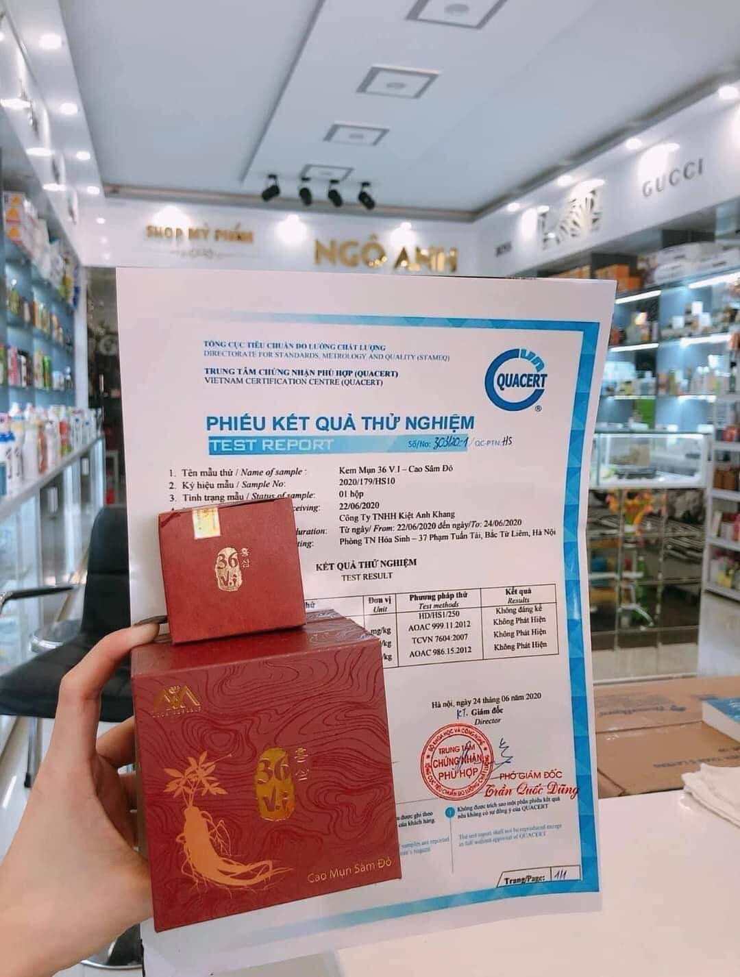 Cao mụn sâm đỏ 36 vị loại mini Cao mụn sâm đỏ 36 vị loại mini