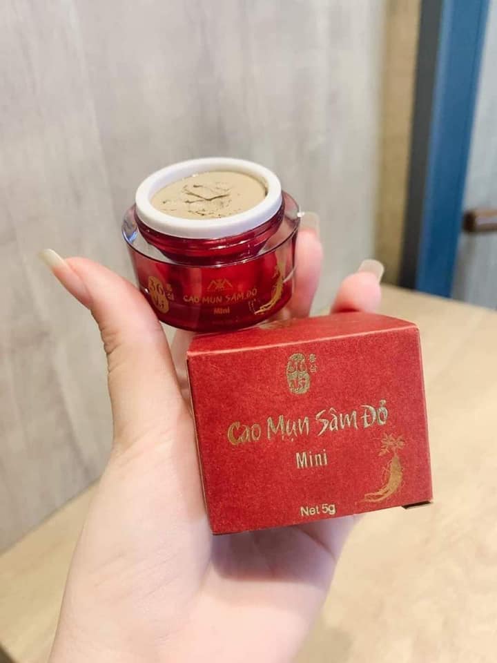 Cao mụn sâm đỏ 36 vị loại mini Cao mụn sâm đỏ 36 vị loại mini