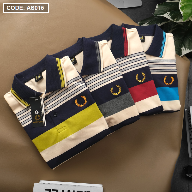Shop sỉ áo Thun Sọc Polo Nam Cotton Logo Hoàng Gia