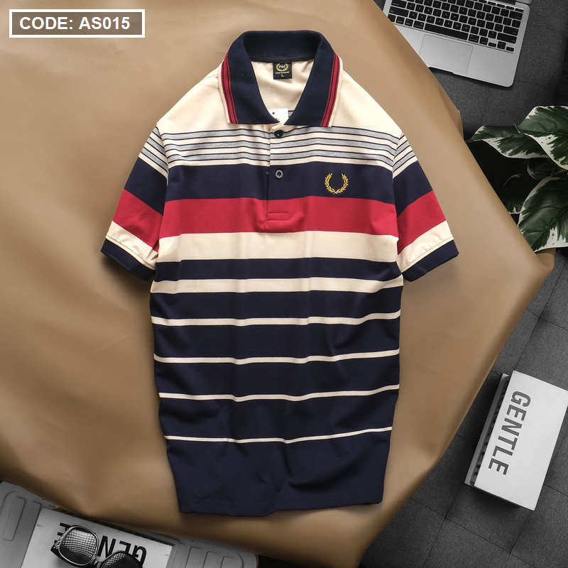 Shop sỉ áo Thun Sọc Polo Nam Cotton Logo Hoàng Gia
