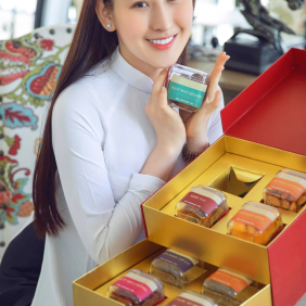 Hộp quà tết TÂN SỬU 2021 - 8 loại mứt thượng hạng