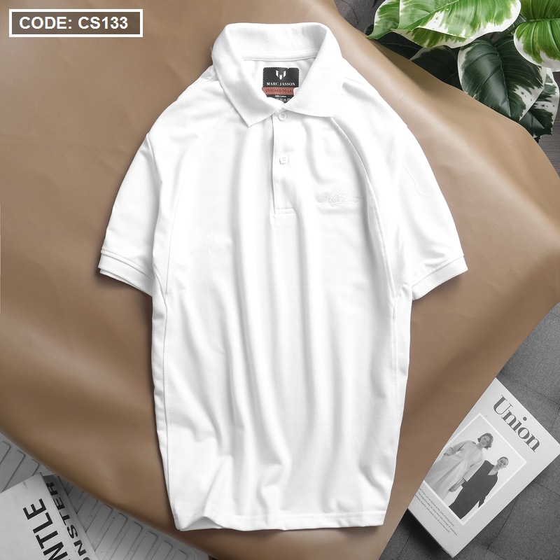 Shop sỉ áo Thun Nam Cổ Bẻ Thêu Chữ Cao Cấp