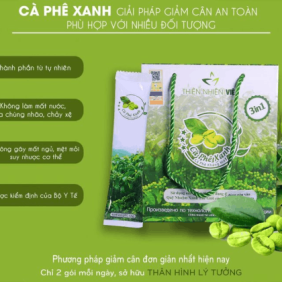 Cafe xanh Thiên Nhiên Việt hộp lớn 30 gói