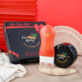 Cao Gừng Tan Mỡ Bụng Thiên Nhiên Việt 250g Phiên Bản 2025 - Tặng Cao Gừng Nghệ Đỏ
