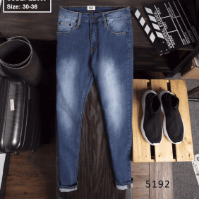 Quần jean dài nam 5192 ống ôm