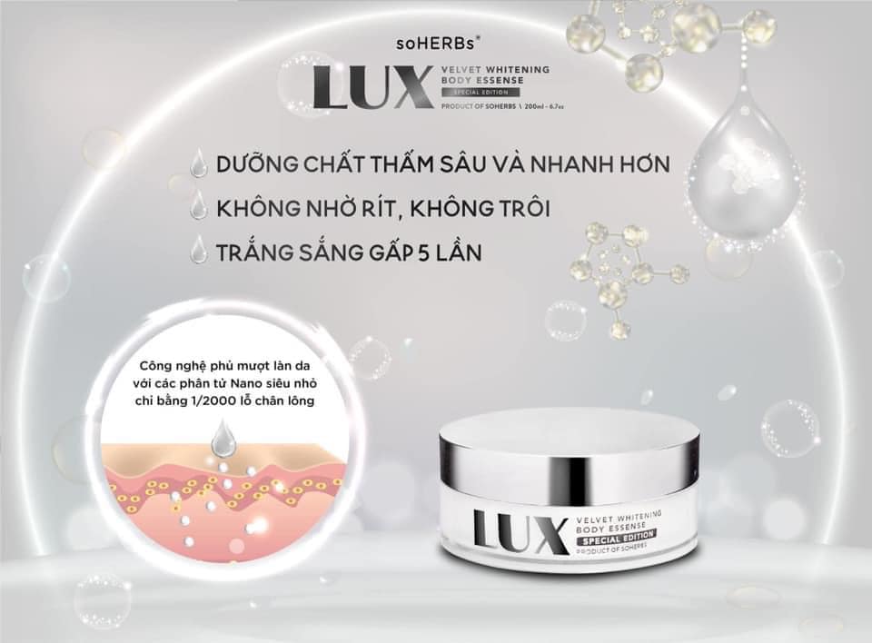 Giá sỉ kem body Lux tinh chất yến tươi chính hãng soHERBs Kem body Lux tinh chất yến tươi chính hãng soHERBs