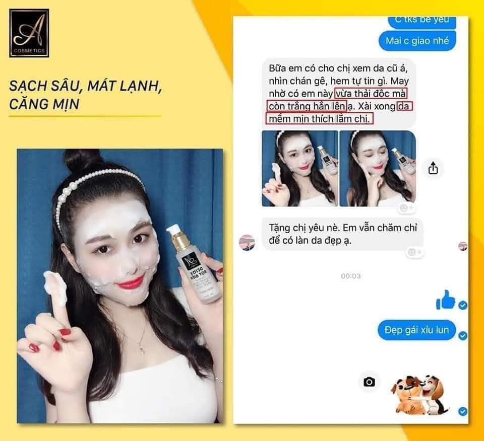 Detox thải độc tố da A Cosmetics Detox thải độc tố da A Cosmetics