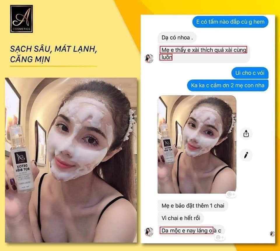 Detox thải độc tố da A Cosmetics Detox thải độc tố da A Cosmetics