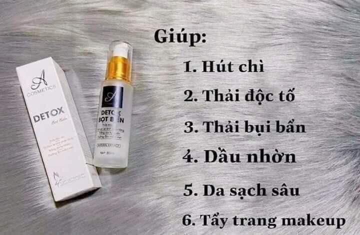 Detox thải độc tố da A Cosmetics Detox thải độc tố da A Cosmetics