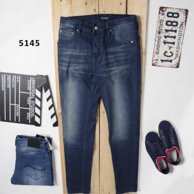 Quần jean nam 5145 ống ôm form slim fit có size 36