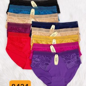 Combo 10 quần lót nữ vải su phối ren