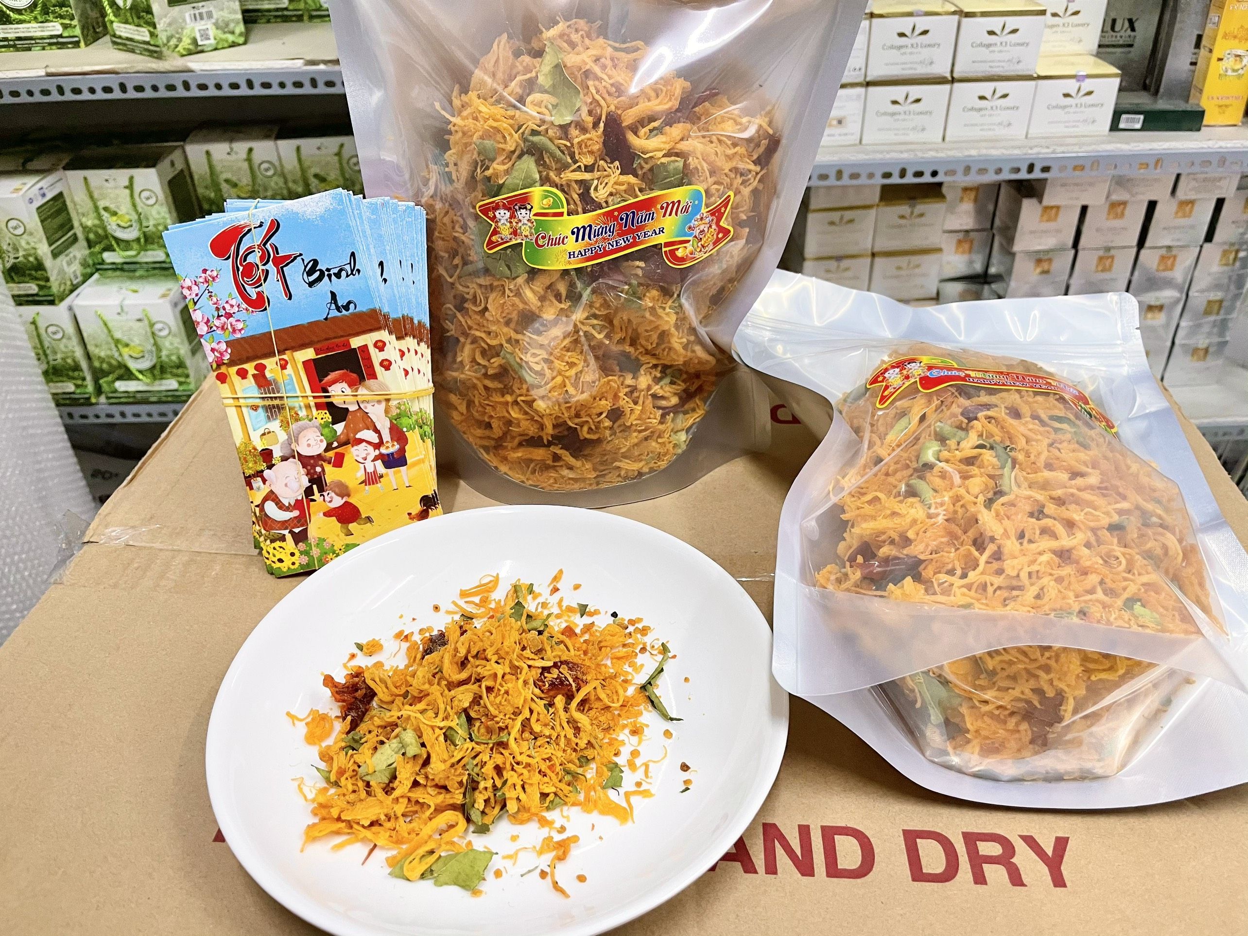 500g khô gà lá chanh