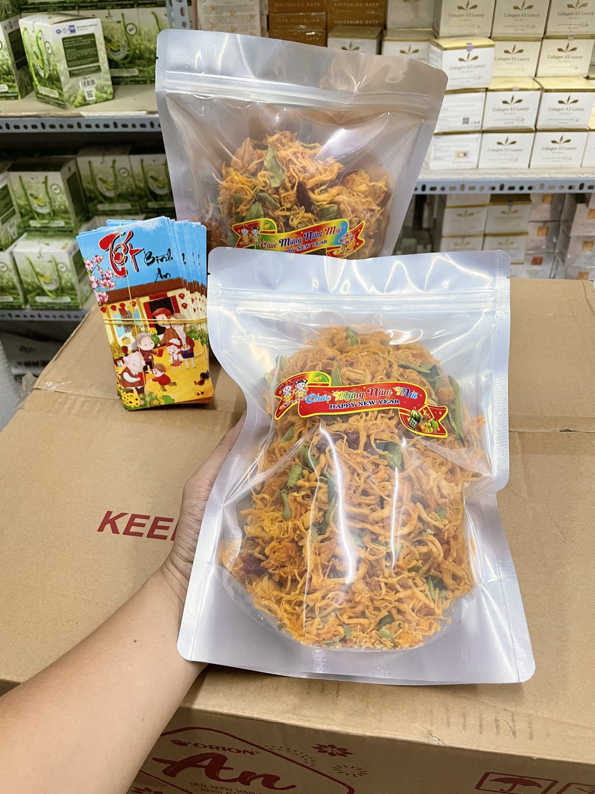 500g khô gà lá chanh