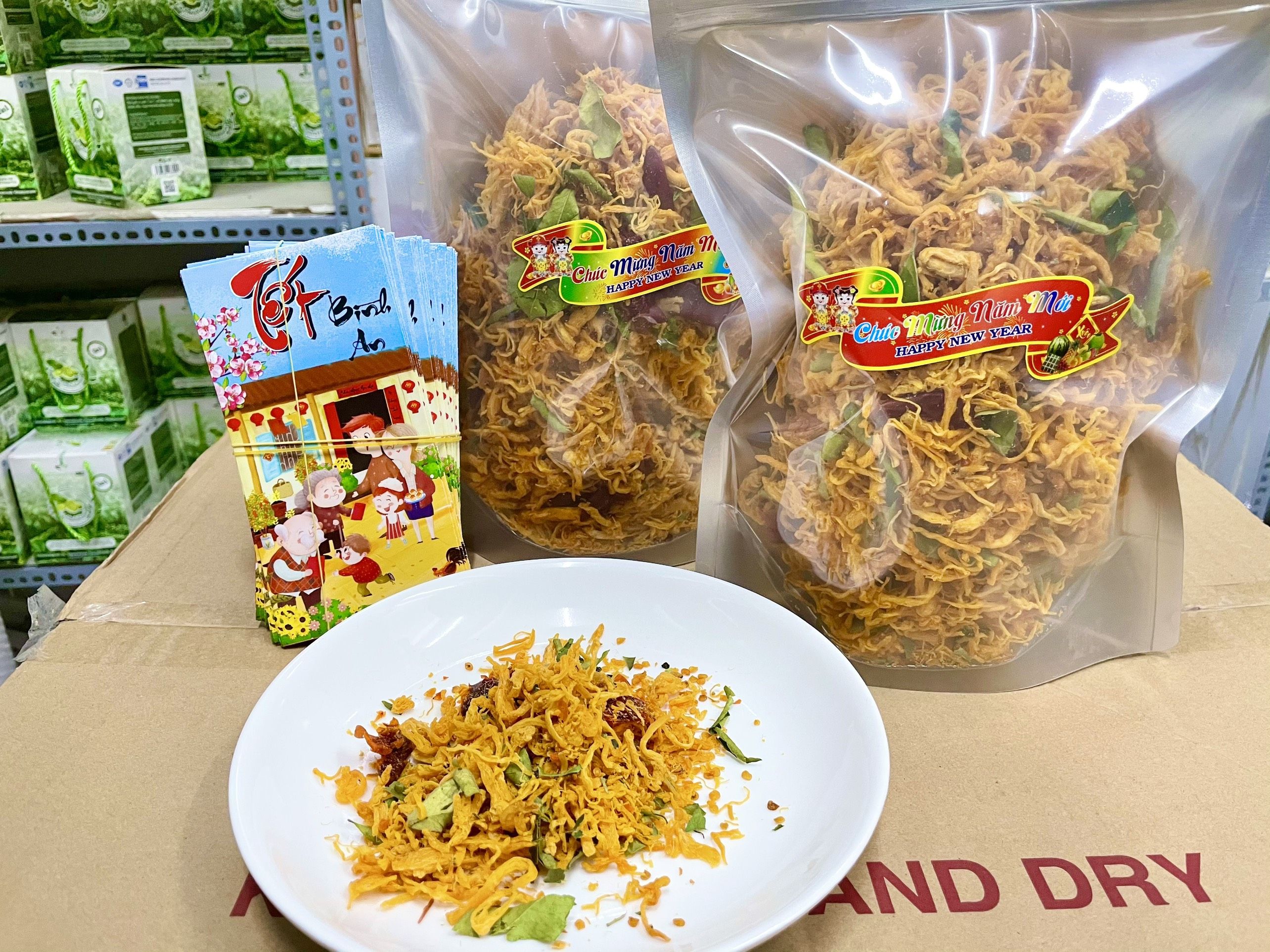 500g khô gà lá chanh