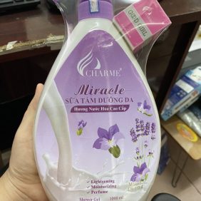Sữa Tắm Nước Hoa Charme Miracle 1000ml Cho Nữ Hương Lavender