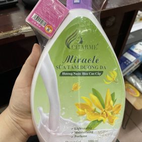 Sữa Tắm Nước Hoa Charme Miracle 1000ml Cho Nữ Hương Ngọc Lan Tây