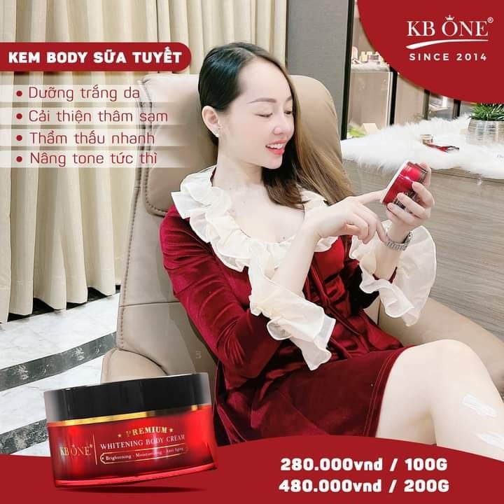 Kem body sữa tuyết KONE 200g