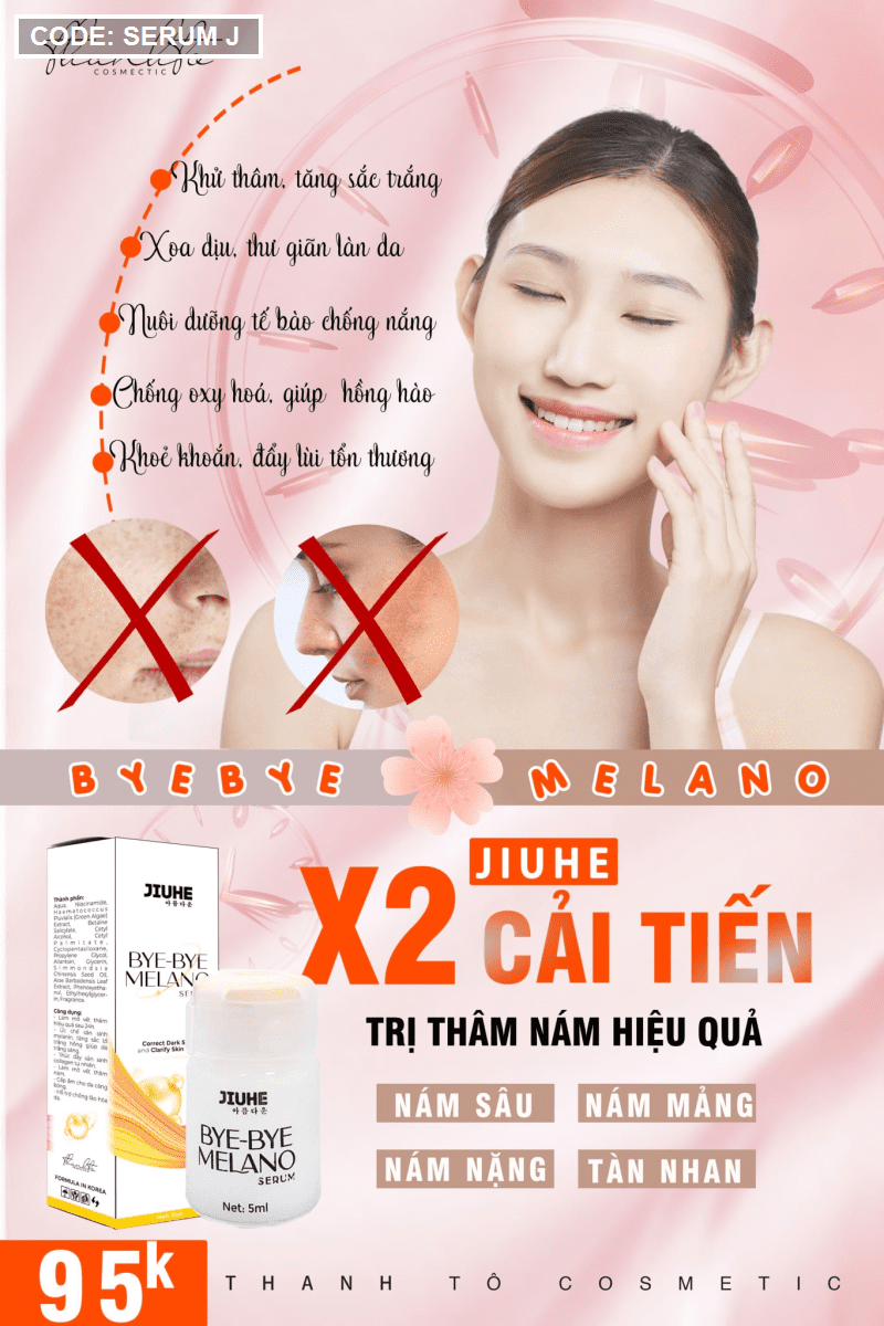 Serum Jiuhe trị thâm Melano 5ml