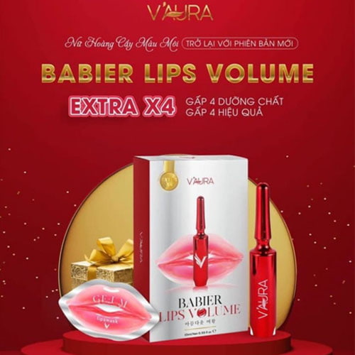 Tinh chất cấy màu môi Vaura Babier Lips Volume chính hãng Tinh chất cấy màu môi Vaura Babier Lips Volume chính hãng