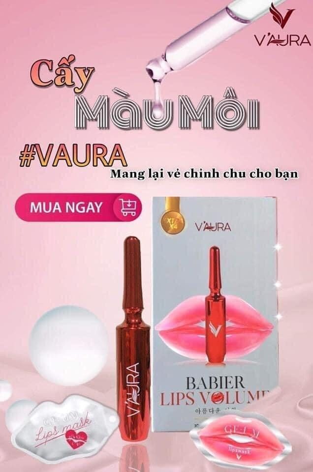Tinh chất cấy màu môi Vaura Babier Lips Volume chính hãng Tinh chất cấy màu môi Vaura Babier Lips Volume chính hãng
