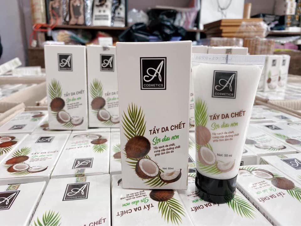 Tẩy tế bào chết sợi dừa non A Cosmetics Tẩy tế bào chết sợi dừa non A Cosmetics
